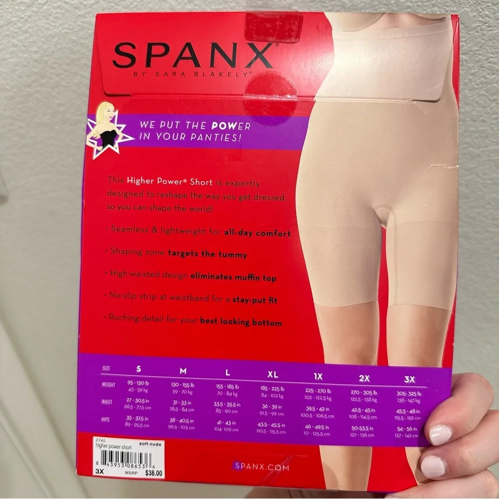 Spanx higher power short size 3XL nude NIB - Picture 4 of 4